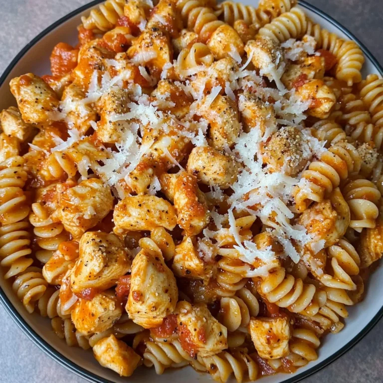 Garlic Parmesan Healthy Chicken Pasta
