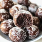 Gluten-free Baked Chocolate Donut Holes