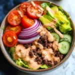 Healthy Burger in a Bowl