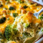 Keto Chicken Cheese Broccoli Casserole Bake
