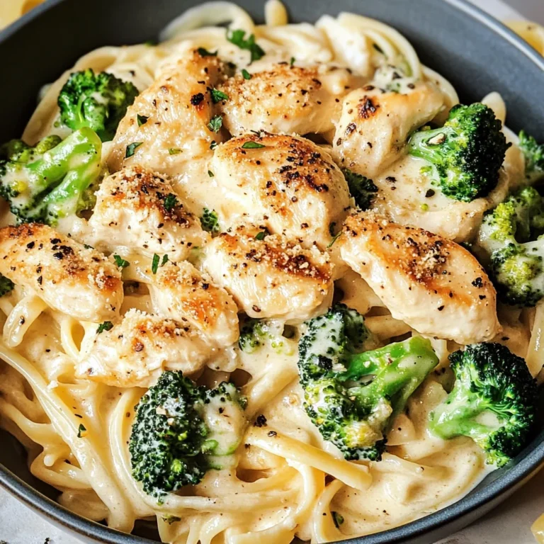 Low Calorie Chicken Alfredo