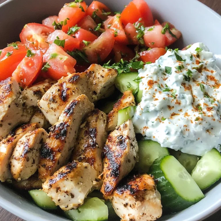 Low Carb Greek Chicken Bowls