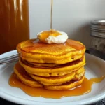 Pumpkin Cottage Cheese Pancakes
