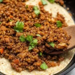 Quinoa Lentil Vegan Taco Meat