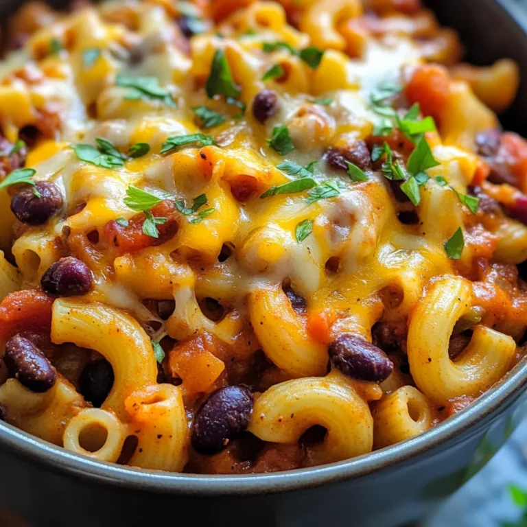 Vegetarian Chili Mac