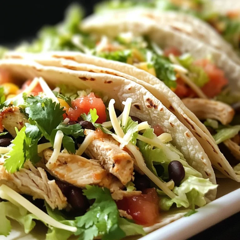 Weight Watchers Lime Chicken Tacos