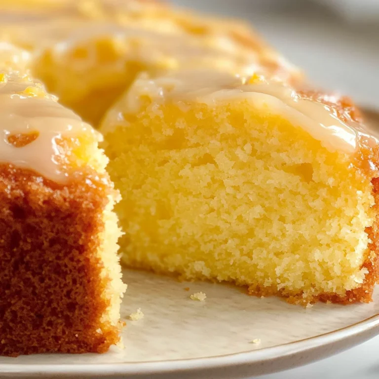 3-Ingredient Weight Watchers Lemon Cake