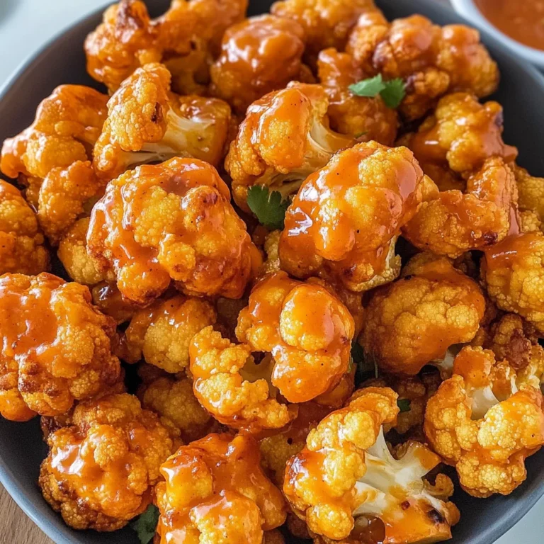 Air Fryer Buffalo Cauliflower Recipe