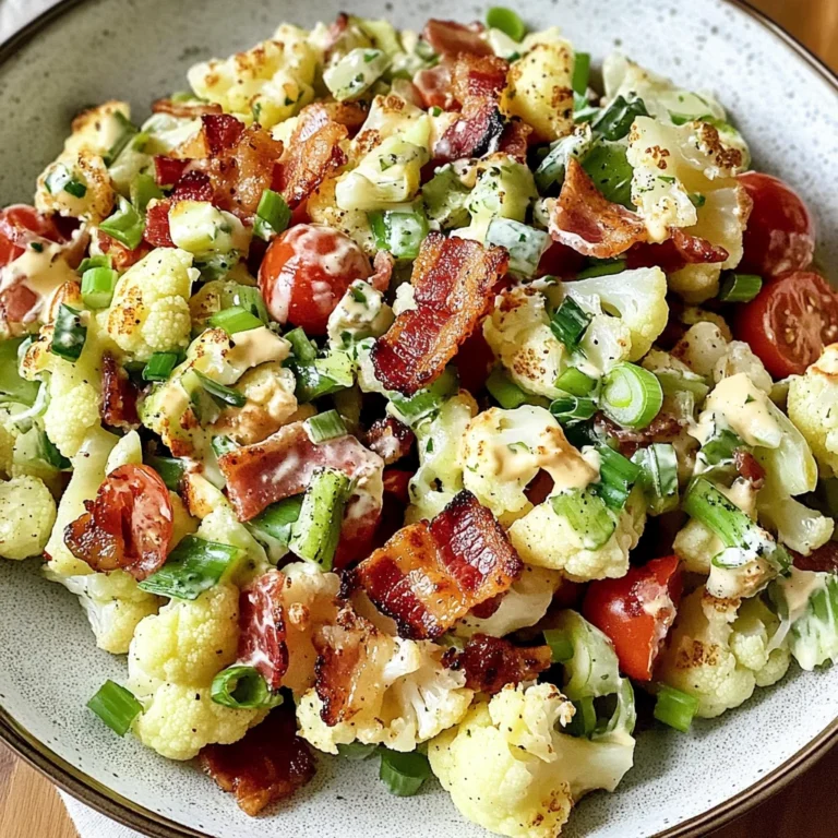 BLT Cauliflower Salad