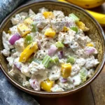 Cottage Cheese Chicken Salad with Banana Peppers