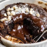 Cottage Cheese Lava Cake (Chocolate Protein Recipe)