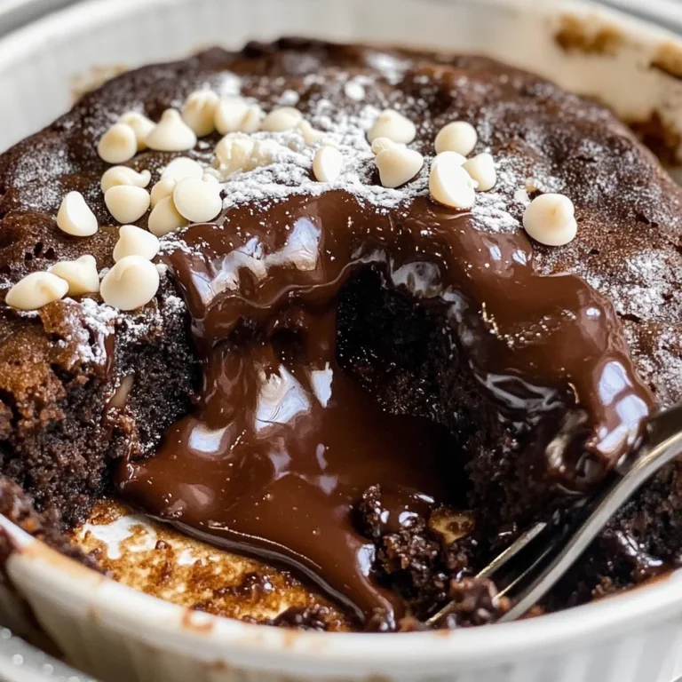 Cottage Cheese Lava Cake (Chocolate Protein Recipe)