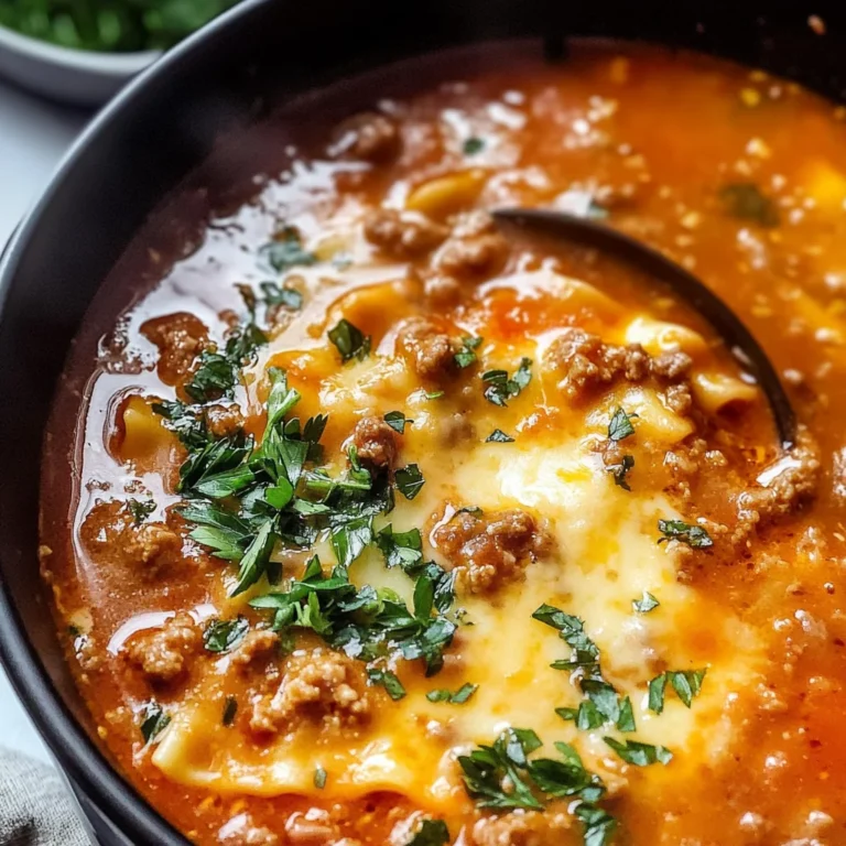 Keto Lasagna Soup