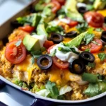 Low Carb Chicken Taco Casserole