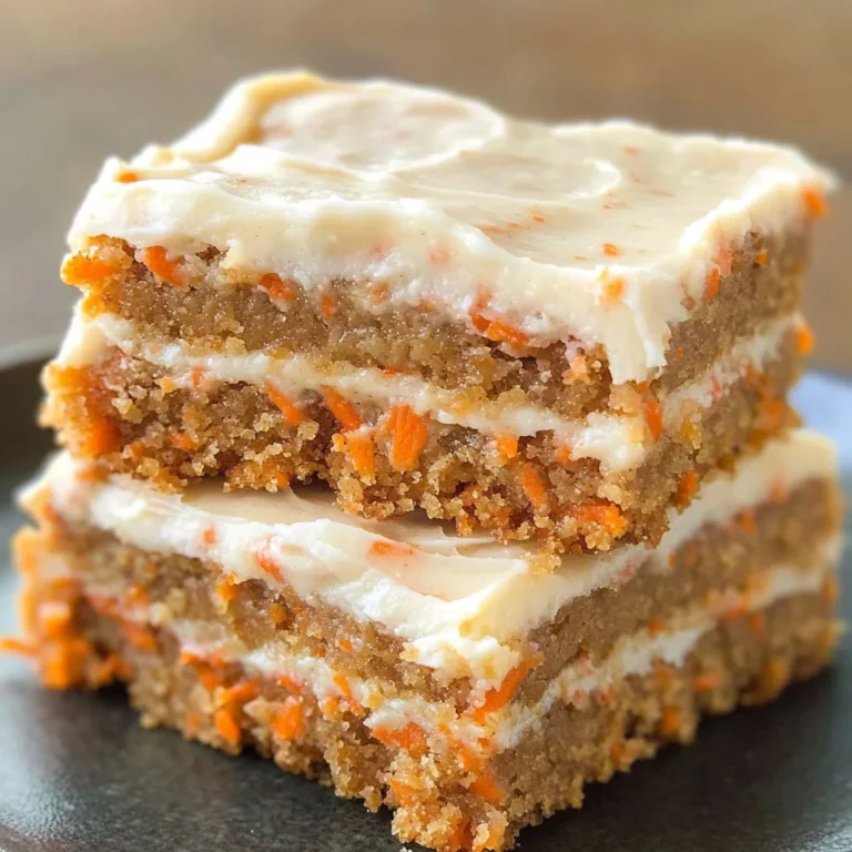 No Bake Carrot Cake Bars
