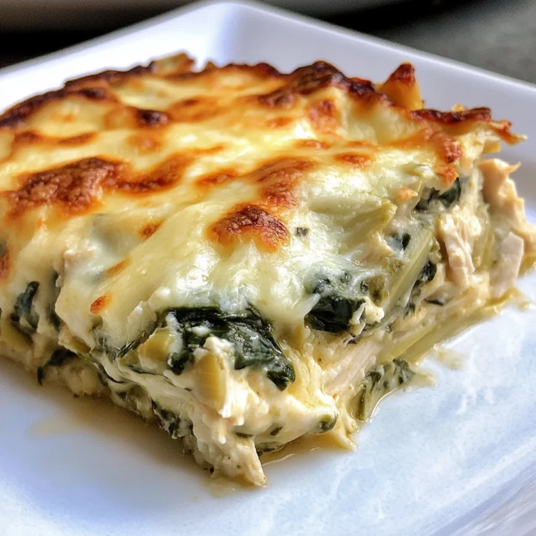 Spinach Artichoke Chicken Casserole (Keto)
