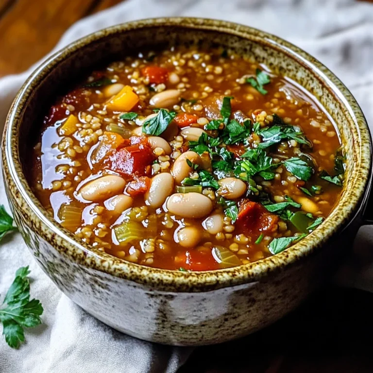 Vegan Serbian White Bean Soup (Pasulj)