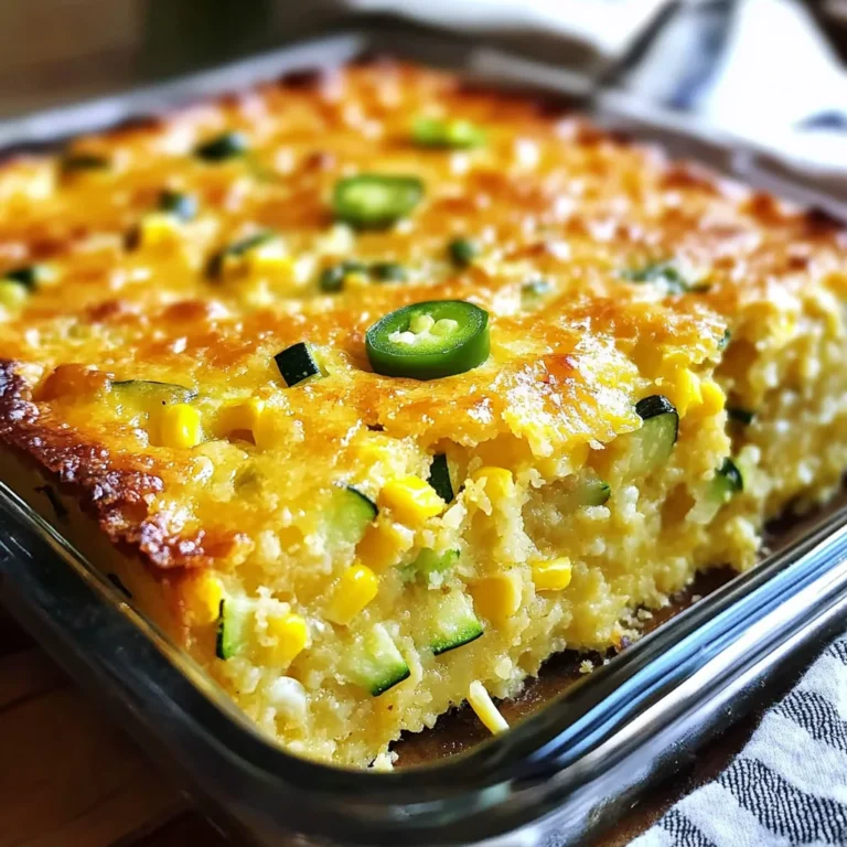 Zucchini Cornbread Casserole