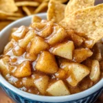 Apple Pie Dip with Cinnamon Sugar Tortilla Chips