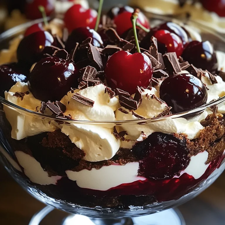 Black Forest Trifle for Christmas