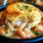 Cheddar Bay Biscuit Seafood Pot Pie: An Incredible Comforting Delight