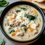 Creamy Italian Ground Chicken Soup