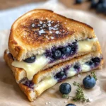 Crispy Blueberry Grilled Cheese