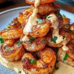 Crispy Cajun Shrimp with Creamy Sauce