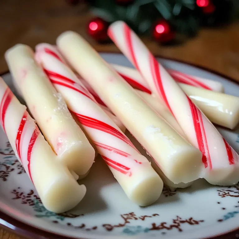 Homemade Christmas Peppermint Sticks