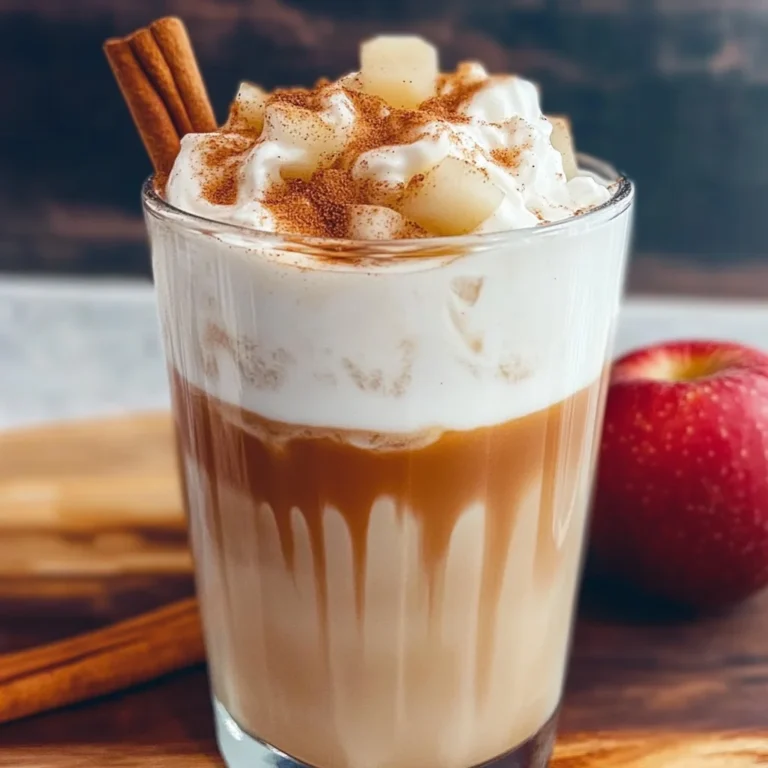 Iced Apple Crisp Cream Chai (Starbucks Copycat)