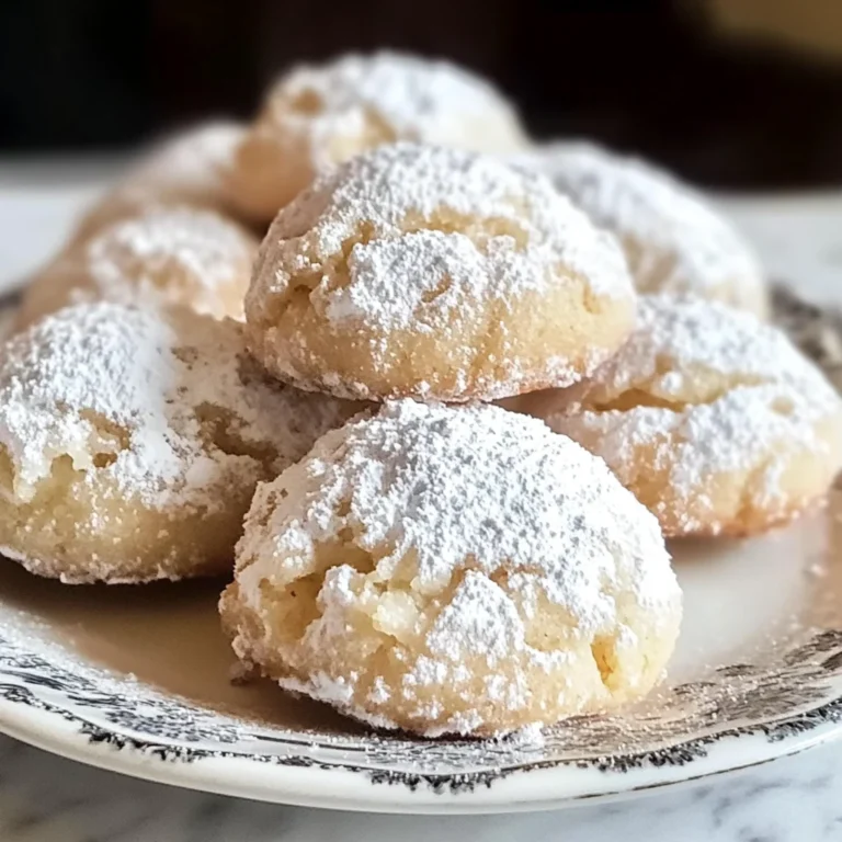 Italian Butterball Cookies