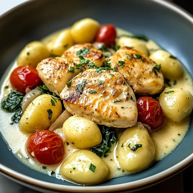 Lemon Chicken Gnocchi: Creamy One-Pot Dinner Delight