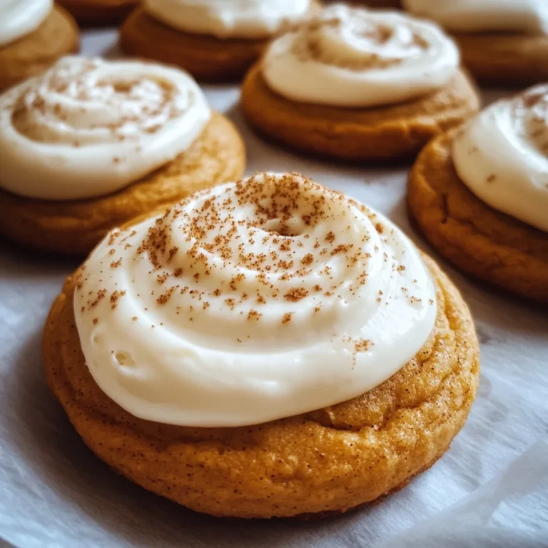 Pumpkin Sugar Cookies with Cream Cheese Frosting