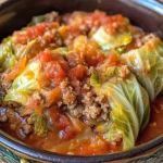 Slow Cooker Unstuffed Cabbage Rolls