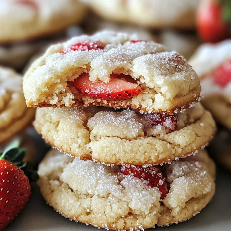 Soft Strawberry Shortcake Cookies