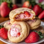 Strawberry Cheesecake Cookies