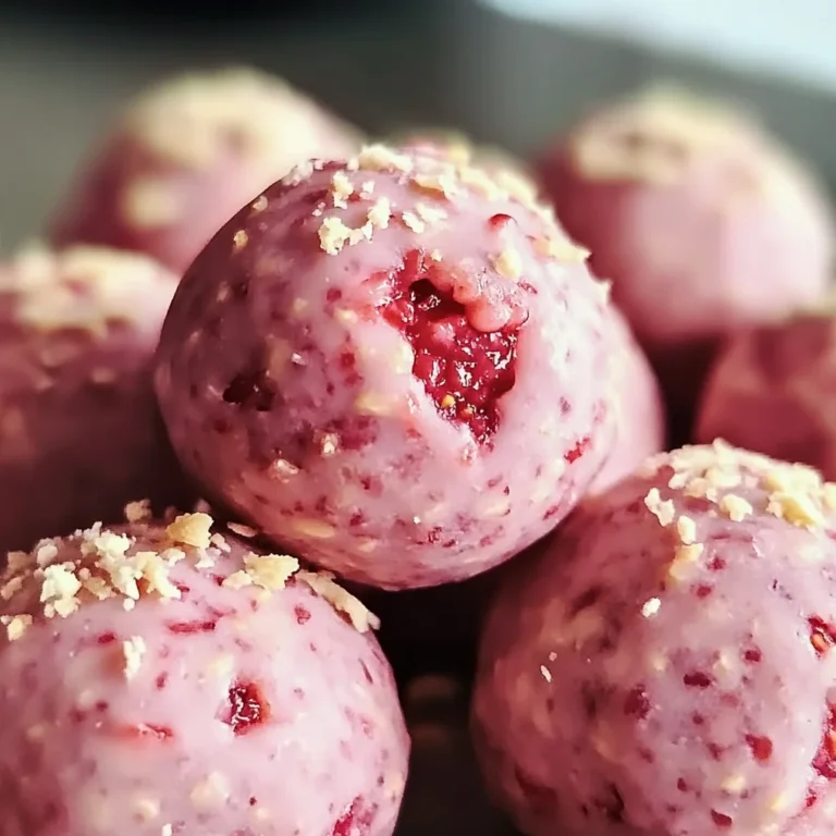Strawberry Cheesecake Protein Balls