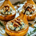 Baked Pears with Blue Cheese