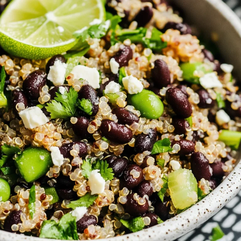Black Bean Quinoa Salad Recipe