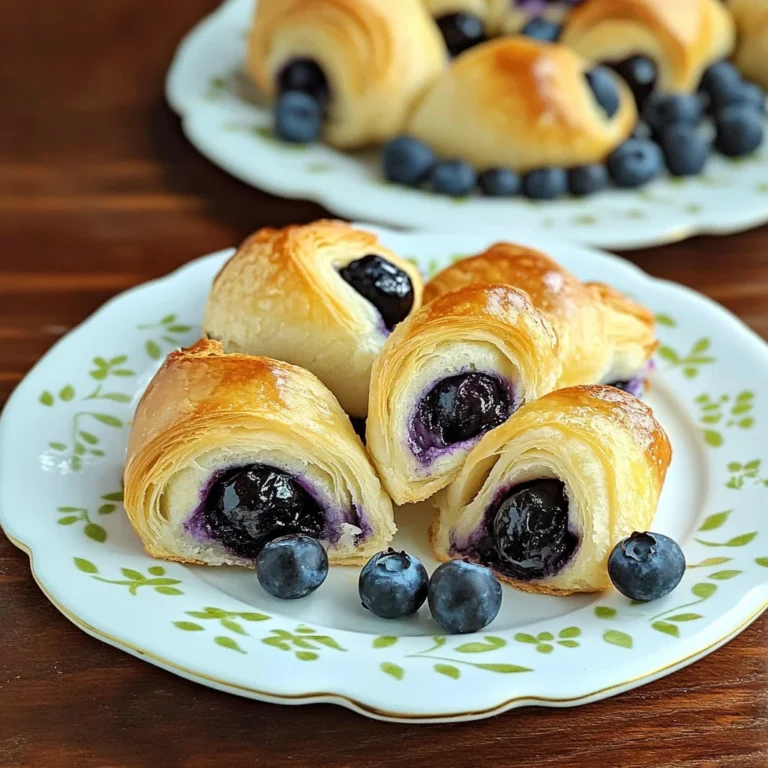 Blueberry Cheesecake Rolls