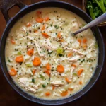 Crack Chicken and Rice Soup