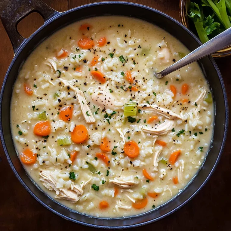 Crack Chicken and Rice Soup