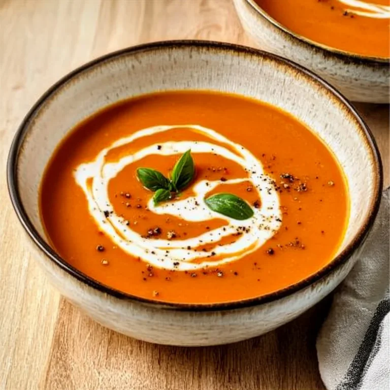 Roasted Tomato and Red Pepper Soup