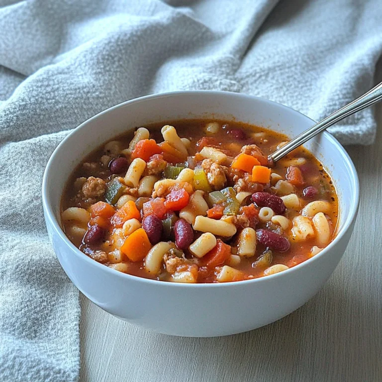 Slow Cooker Copycat Olive Garden Pasta e Fagioli
