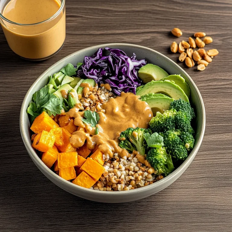 Thai Peanut Sweet Potato Buddha Bowl