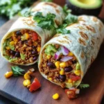 10-Minute Vegan Burrito Wraps