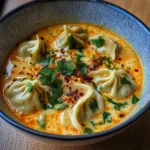 Coconut Curry Soup with Dumplings