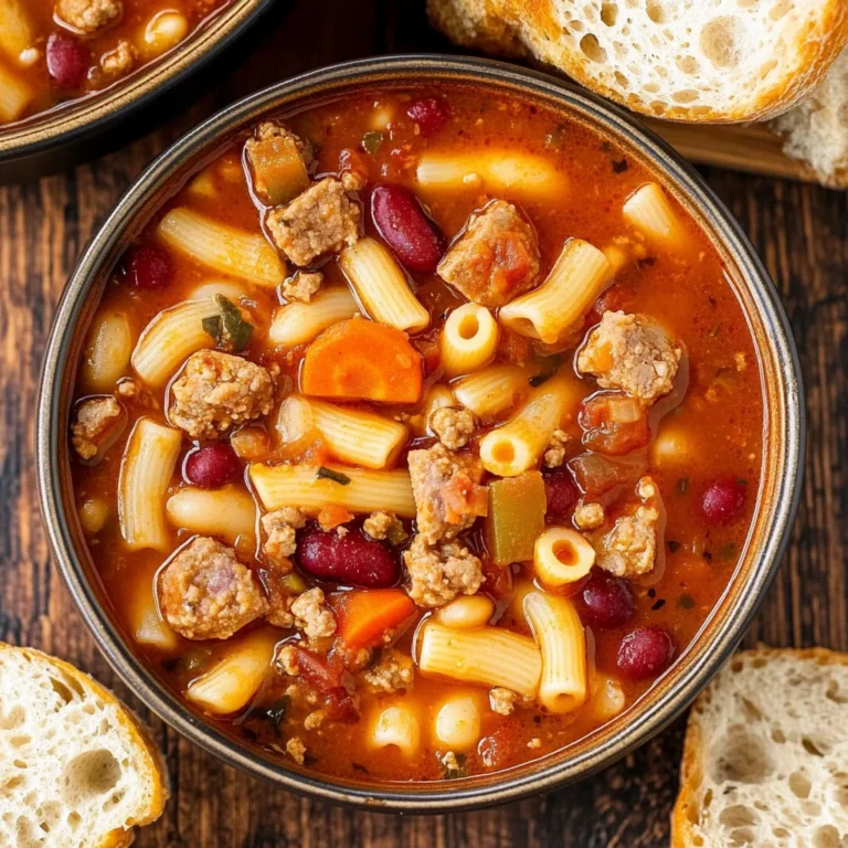Copycat Olive Garden Pasta e Fagioli Soup