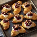 Cranberry Cream Cheese Crescent Bites