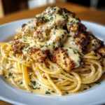 Easy Creamy Cajun Chicken Spaghetti with Garlic Mozzarella Sauce